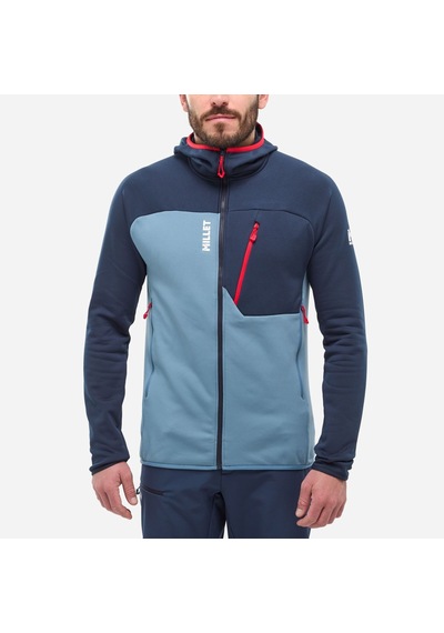 Millet Seneca Fl Hd Erkek Kapşonlu Polar Ceket Tam Fermuar Mıv10336 N9302 Çok Renkli