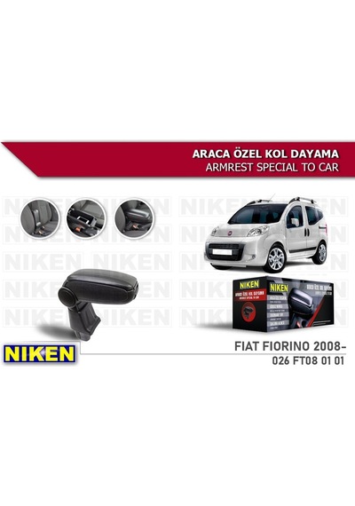 Fiat Fiorıno 2008- Araca Özel Kol Dayama Siyah (546832559)