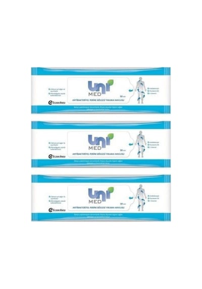 Unimed Perine Bölgesi Yıkama Havlusu 50 Li 3 Paket