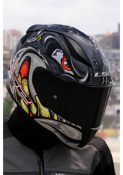Rapıd 2 Spox Gri-kırmızı Kask Gri
