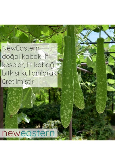 Doğal Kabak Lifi Eldivenli Büyük Kese, 1, Adet