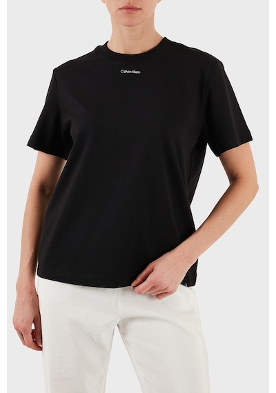 Calvin Klein Bayan T Shirt Lv147c857g Ub1 Siyah SIYAH