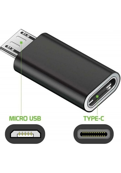 Type-c Micro Usb Çevirici Typec Micro Usb Dönüştürücü Typec Dişi