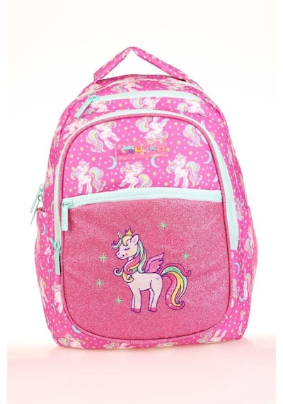 Kaukko Kids Sırt Çantası Simli Nakışlı Unicorn L5140