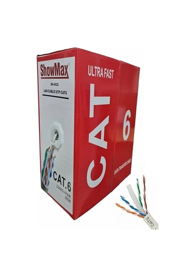 Showmax Sh-4022 Cat6 Cat5 Kablo 23awg 0.50mm 305 Metre
