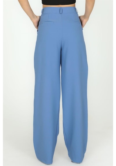 Sortie Collection Rahat Kesim Klasik Model Kumaş Pantolon İndigo-indigo İndigo