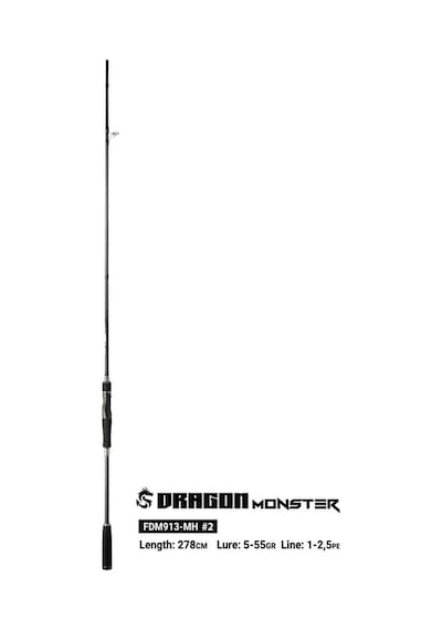 Fujin Dragon Monster 278 cm 5-55 gr Spin Kamışı
