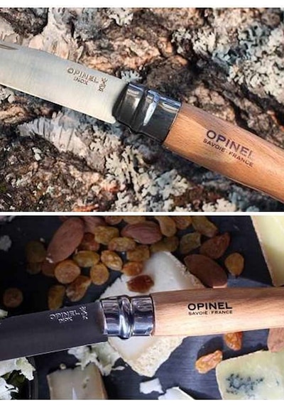 Opinel N 7 Vernikli Kayın Saplı Inox/çelik Kamp Çakı Kahverengi
