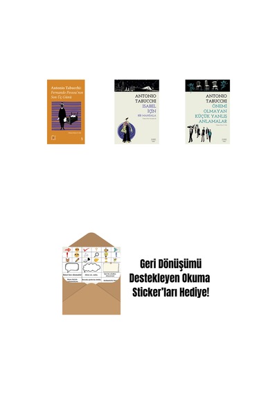 Everest Açıkhava 34 - Fernando Pessoa Nın Son Üç Günü + Isabel İçin Bir Mandala + Önemi Olmayan Küçük Yanlış Anlamalar + Okuma Sticker'ları