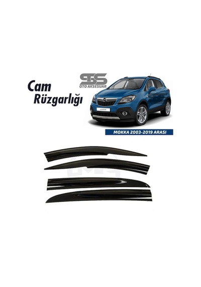 Cam Rüzgarlığı Opel Mokka 2013-2019 Arası Mügen Tip Piano Blackk