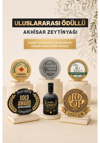 Palamidas Özel Harman Soğuk Sıkım Natürel Sızma Zeytinyağı 2026-2027 Yeni Hasat  Teneke 3 L