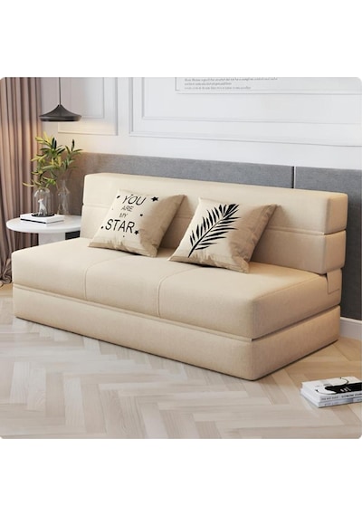 Good Night Twix 150cm Katlanır Koltuk & Yatak & Kanepe Krem