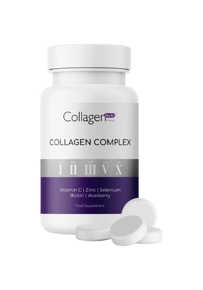 Ayrex Hidrolize Kollajen Tip1, Tip2, Tip3,tip5 Ve Tip10 , Vitamin C, Hyaluronik Asit, Çinko, Biotin, Selenyum Ve Koenz
