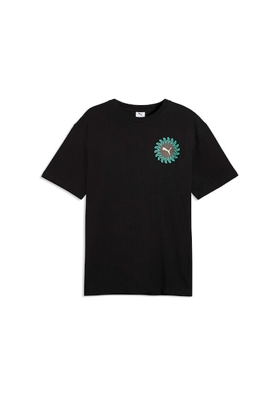 Puma Sunset Drıve Relaxed Tee Erkek Günlük Tişört 63439501 Siyah Siyah