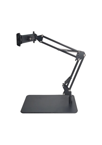 Kaliteli Tablet Standı Masa Üstü Çalışma Stand Sarsılmaz Düşmez Telefon Tablet Stand Siyah