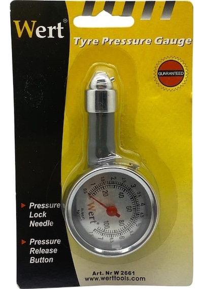 Lastik Hava Basınç Ölçer 0-100 Psi / 0-7.5 Bar Analog Metal