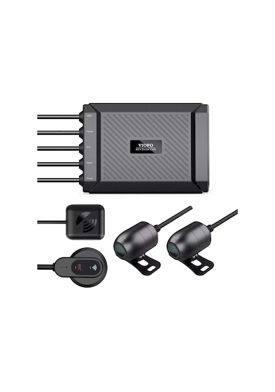Viofo MT1 2 Kameralı Ön-Arka Full HD WiFi GPS'li Motosiklet Kamerası