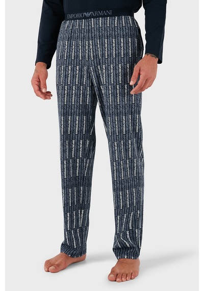 Emporio Armani Erkek Pijama Takımı Em000611 Af14994 Mb310 Mavi Mavi