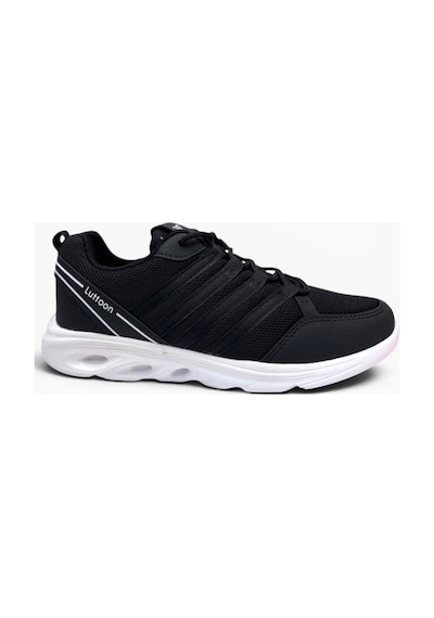 Luttoon 4138-26 Anorak Fashıon Anatomik Erkek Sneaker Siyah Beyaz