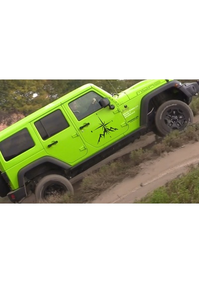 Pusula Ve Dag Off Road Araba Sticker