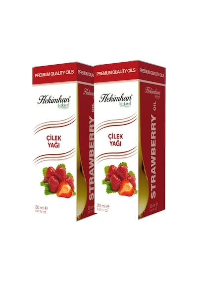Hekimhan Bitkisel Çilek Yağı 2 x 20 ML