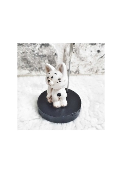 El Yapımı Kedi Objeli Kağıt Tutacağı-dekoratif Siyah Beyaz Sevimli Kedi Not Tutacağı.