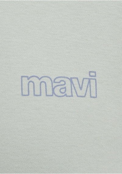 Mavi - Mavi Logo Baskılı Yeşil İnterlok Tişört 0610360-71464