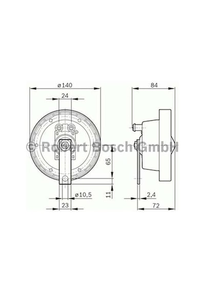 BOSCH 320226016 KORNA 300 HZ 115DB A 24V 60W ÇAP = 140mm