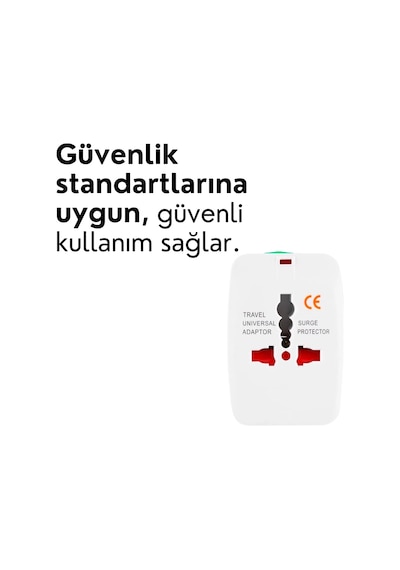 Universal Çoklu Priz Çevirici Seyahat Adaptörü Fiş/seyahat Adaptörü/power Charger Plug All İn O