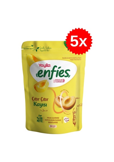 Yayla Freeze Dried Çıtır Çıtır Kayısı 20 Gr 5 X Adet 20 G