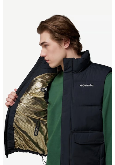 Columbia Landroamer Puffer Vest Erkek Outdoor Yeleği 2134281010 Siyah Siyah