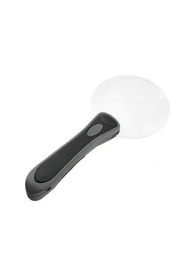 2 Led Işıklı 2.5x-90mm Okuma Büyüteç Pop