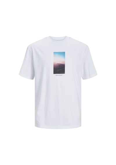 Jack & Jones Jack&jones Plus Erkek T-shirt 12257513 Beyaz