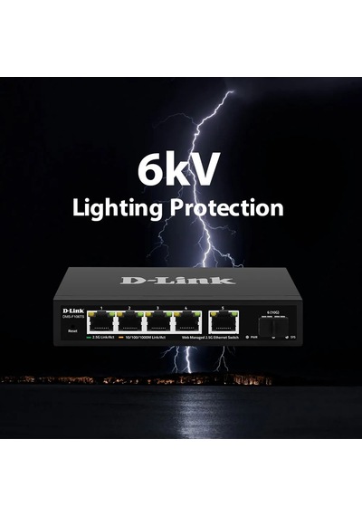 D-lınk Dms-f106ts 5+1 Port 10g Sfp+ Yönetilemez Swıtch