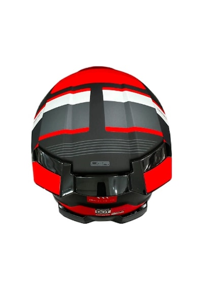 MT Thunder 4 SV R25 B5 Şeffaf Vizör Kask Kırmızı - Mat Siyah