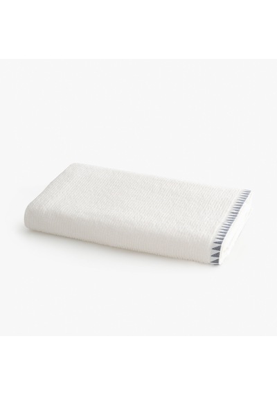 Tria Banyo Havlusu %100 Pamuk Jakarlı Krem-lacivert 80x150 Cm