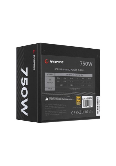Mate M750-80pb 750w 12cm Fan Full Modular 80 Plus Bronze Aktif Pfc Siyah Power Supply