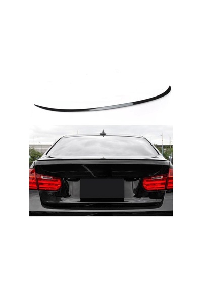 Bmw 3 Serisi F30 M3 Model İnce Bagaj Üstü Spoiler Piano Black