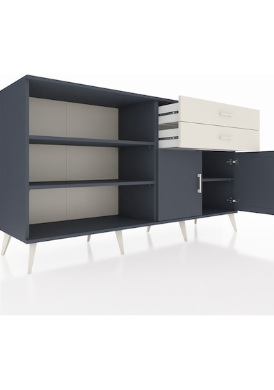 Hyperion Konsol 3 Raflı 2 Çekmeceli 2 Kapaklı 176x44x99 Antrasit- Antrasit-antrasit/aytaşı Hyperion Konsol 3 Raflı 2 Çekmeceli 2 Kapaklı 176x44x99 Antrasit- Antrasit-antrasit/aytaşı