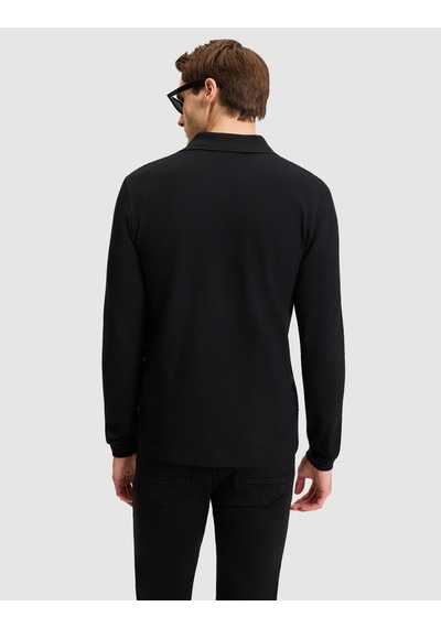 Pierre Cardin Siyah Slim Fit Basic Sweatshirt 50333998-vr046