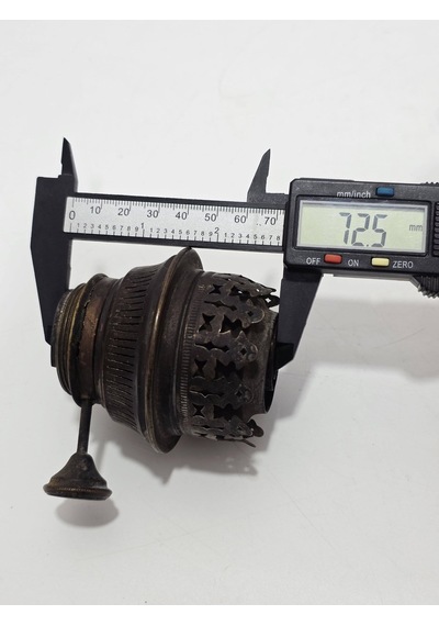 Antika Gaz Lambası Mekanizma Başlığı 018 Sarı