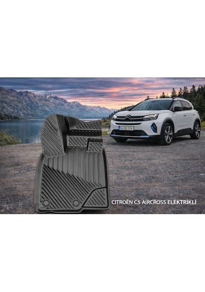 Citroen C5 Aircross Elektrikli 2025+ İle Uyumlu 3d Oto Paspas Premium