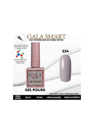 Gala Smart Classic Kalıcı Oje 10 Mle No:224