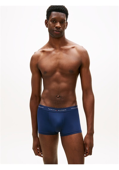 Tommy Hilfiger 3p Low Rıse Trunk Erkek Gri Boxer - Um0um03762