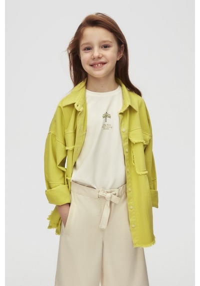 Nk Kids Sandshell Kız Çocuk Gömlek 38321n Açık Yeşil