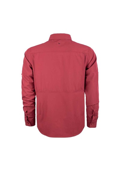 Outdoor Tactical Gömlek Esnek Fit Erkek Tacflex02 Bordo