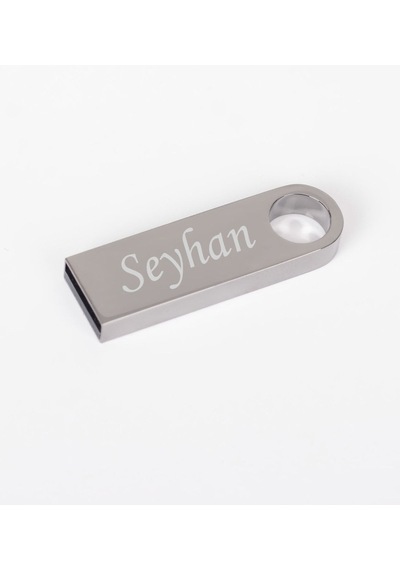 Kişiye Özel F-140-16 Füme Metal Usb Bellek 16 Gb