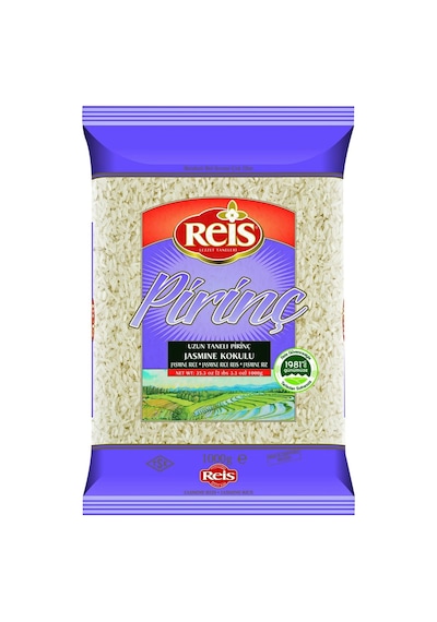 Reis Jasmine Pirinç 1 Kg - Kokulu Uzun Taneli Pilavlık Pirinç 3'li Ekonomik Paket - 3 Adet Tarı