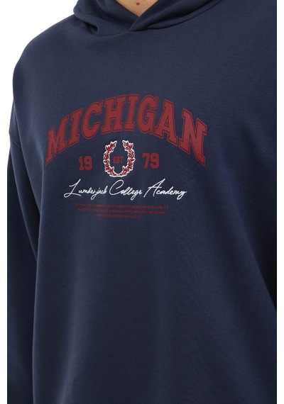 Lumberjack Ml Ade 16blo-04 5pr Lacivert Erkek Sweatshirt 000000000102023976 Lacivert