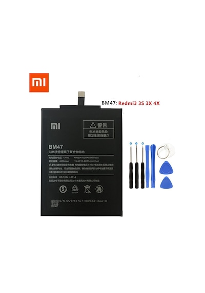 Xiaomi Redmi 4X Bm47 Batarya Pil + Tamir Seti